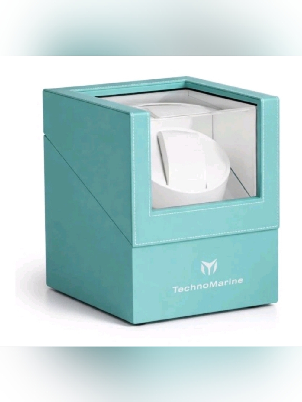 TechnoMarine 1-Slot Automatic Watch Winder, Tiffany Blue (TM-PM-023) Men Women